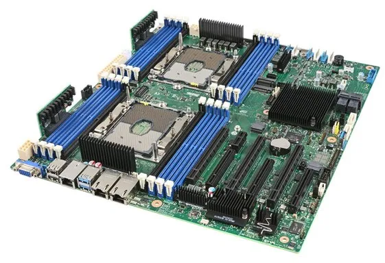 Intel Server Board S2600STQR - hovedkort - Intel C628 - Intel Socket P - DDR4 RAM - SSI (Server)