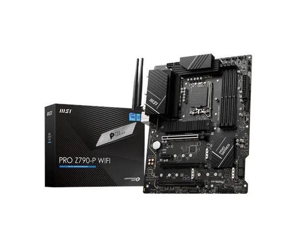 MSI PRO Z790-P WIFI Hovedkort - Intel Z790 - Intel LGA1700-sokkel - DDR5 RAM - ATX